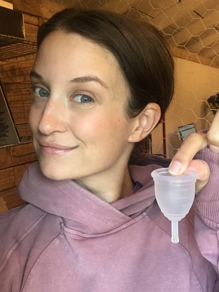 Ruby Cup Menstrual Cup in Small and Medium