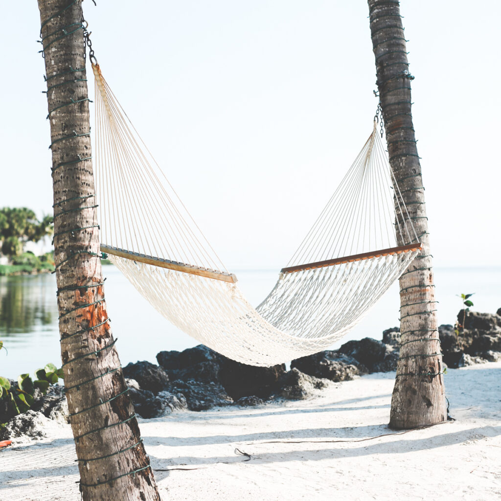 hammock on the beach