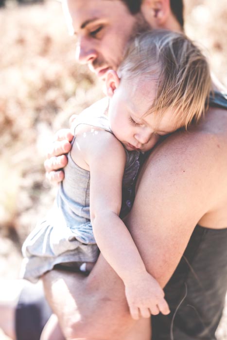 Father with child