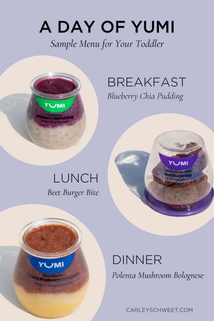 Cost of best sale yumi baby food